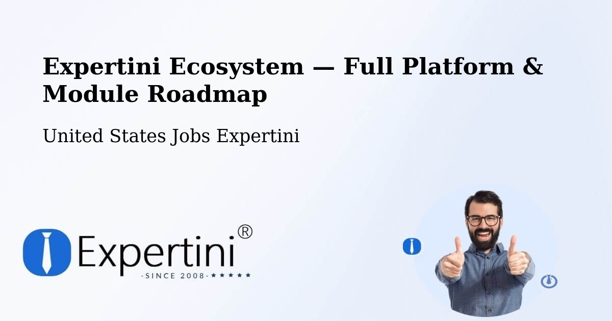 Expertini Ecosystem — Full Platform & Module Roadmap – Camden
